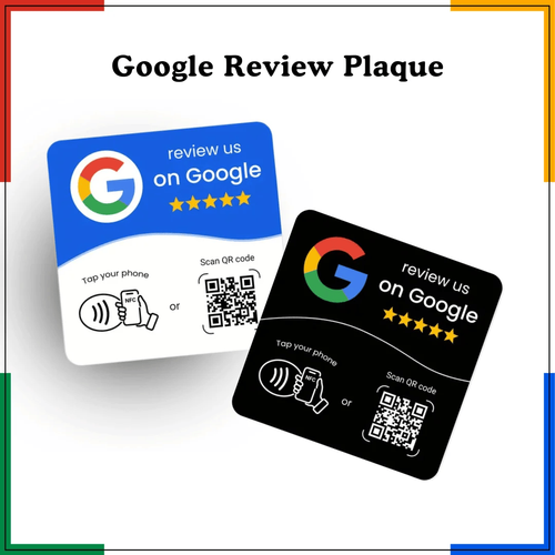 Google Review Plaque