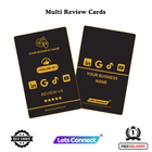 Multi Review Card with NFC QR Code