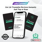 Trustpilot Review Card with NFC & QR code