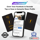 Facebook Business Card with NFC QR Code