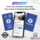 Facebook Business Card with NFC QR Code