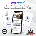 Facebook Business Card with NFC QR Code