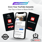 Youtube Business Card with NFC QR Code