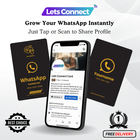 Whatsapp Business Card with NFC QR Code