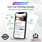 Whatsapp Business Card with NFC QR Code