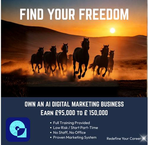 FIND YOUR FREEDOM AND OPEN YOUR OWN DIGITAL MARKETING BUSINESS FRANCHISE OPPORTUNITY
