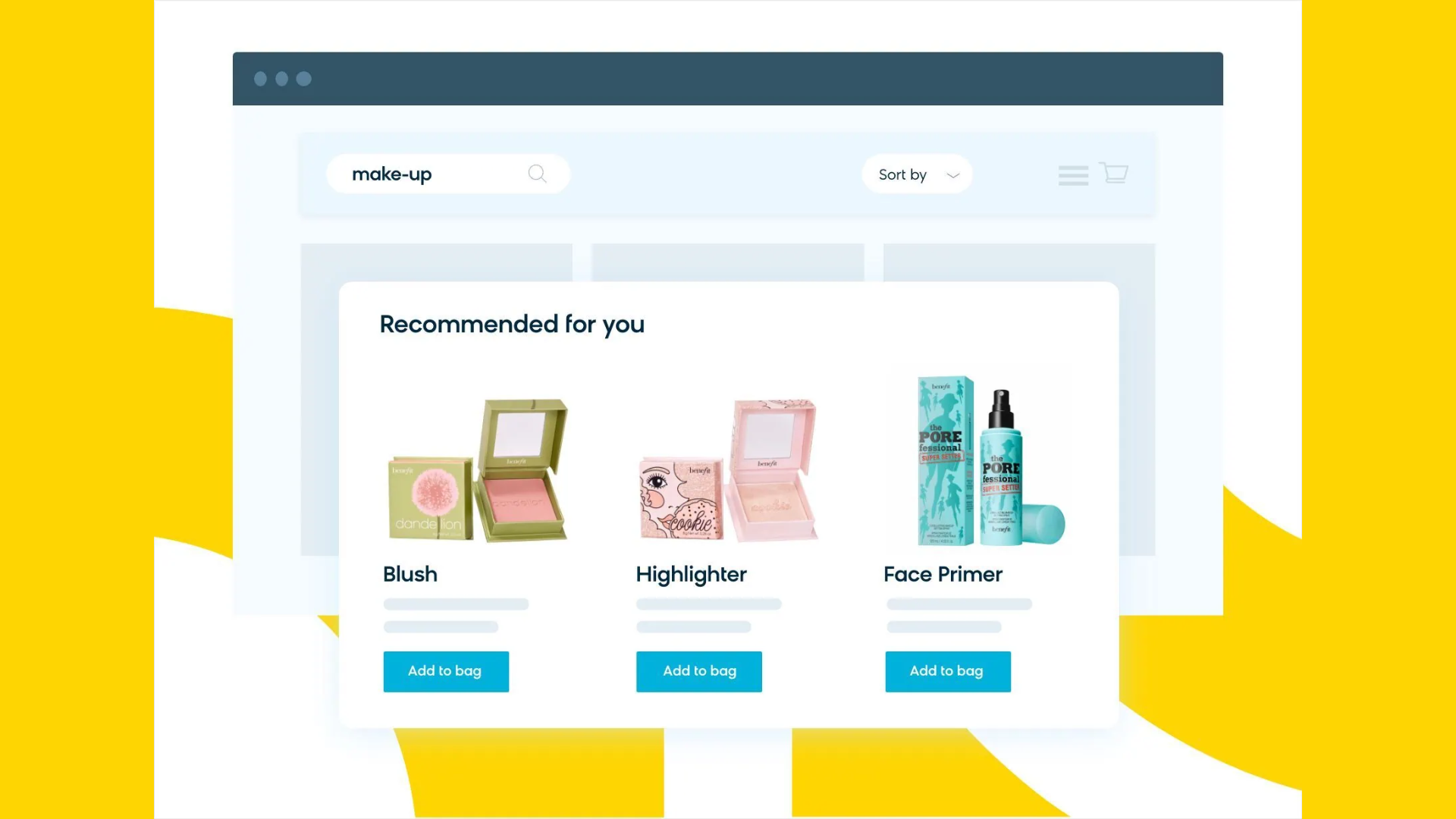 personalized shopping panel