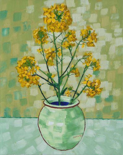 Still Life Vase With Rapeseed 2017