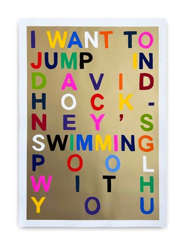 I Want To Jump In David Hockney's Swimming Pool With You