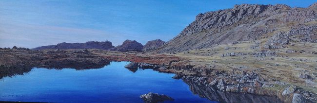 Bowfell, from the Three Tarns.