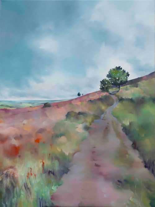 I walk the path with you in bloom