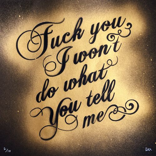 Killing In The Name Of