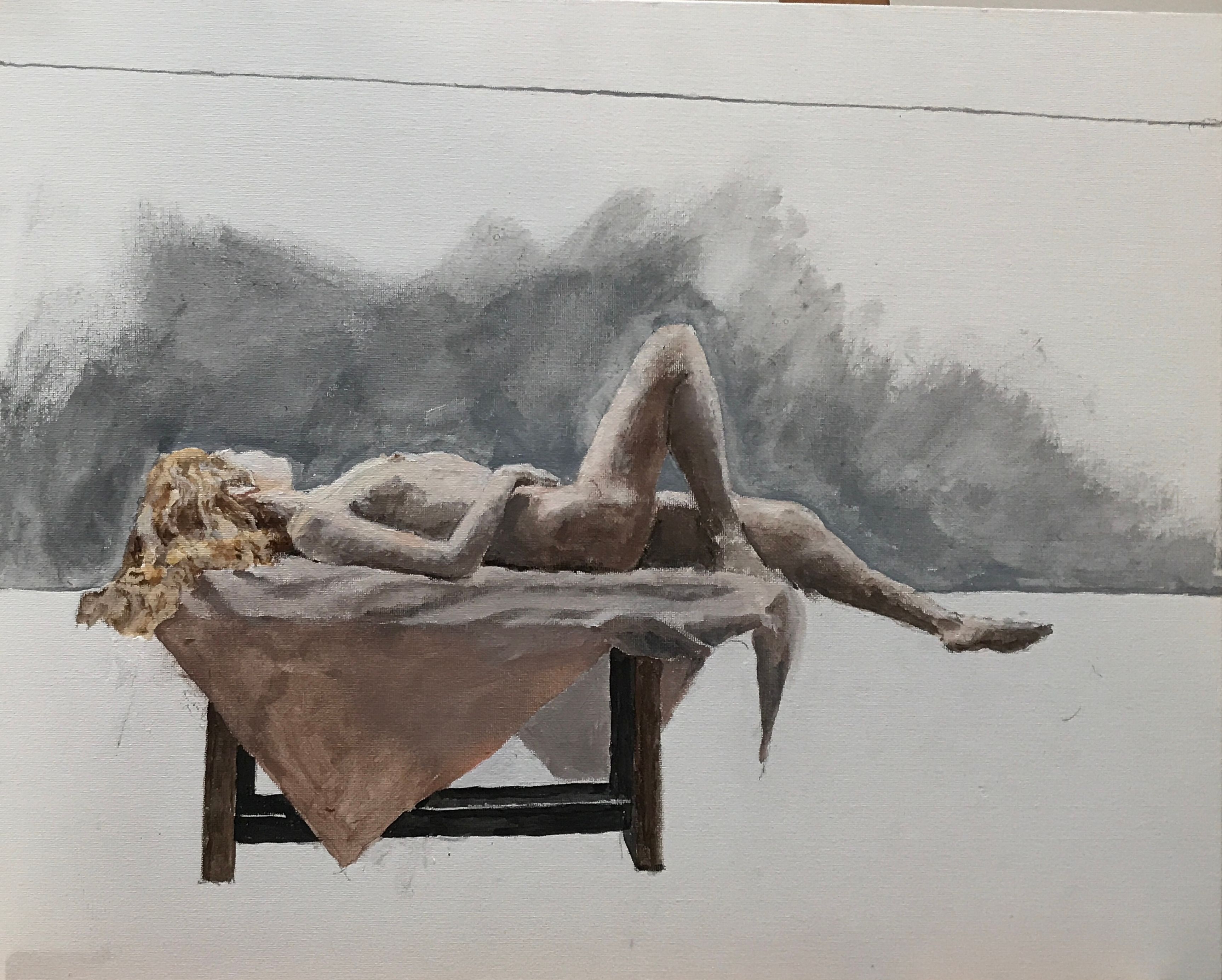 reclining nude