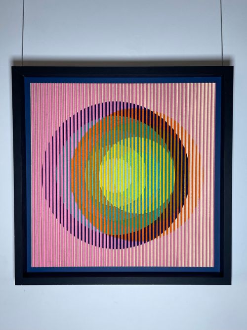 Chromatic Sunrise (60 x 60 cm)