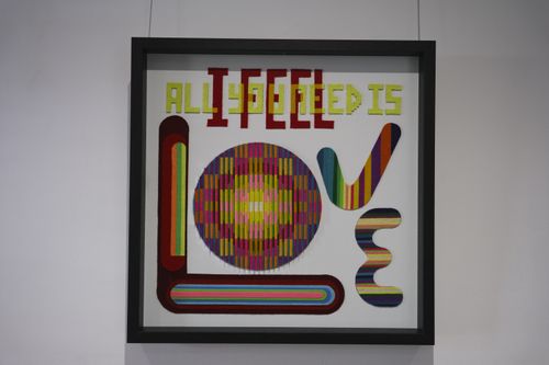 (I feel) All you need is LOVE (60 x 60 cm)