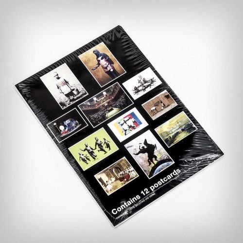 Banksy vs Bristol Museum postcards