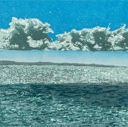 Shadow on the sea