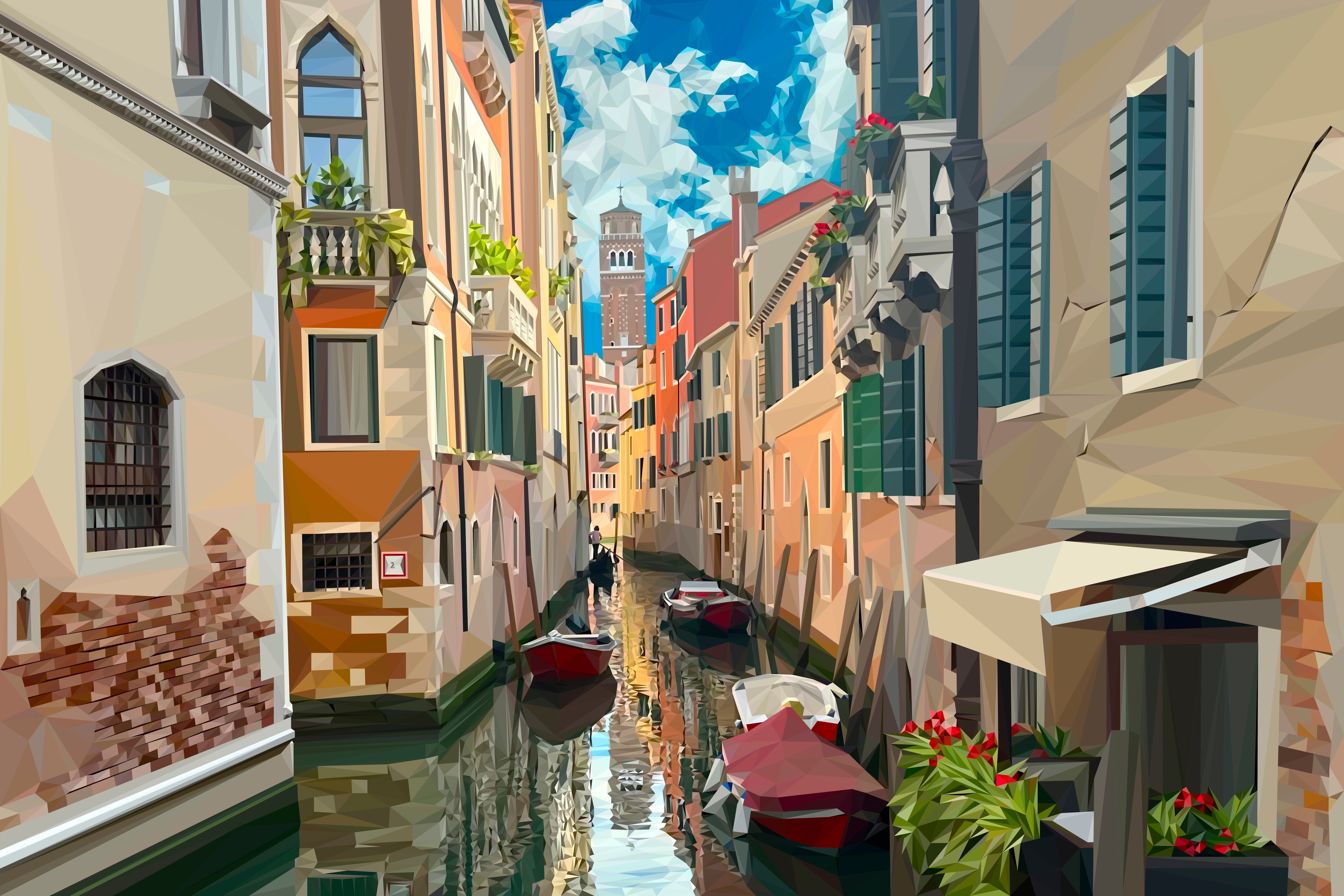 View from Ponte Bernardo, Venice