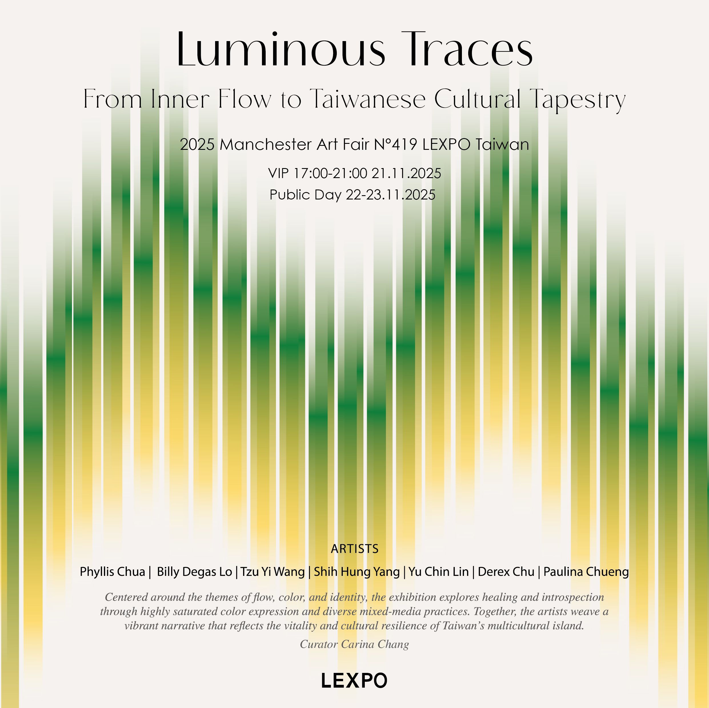 Luminous Traces: From Inner Flow to Taiwanese Cultural Tapestry