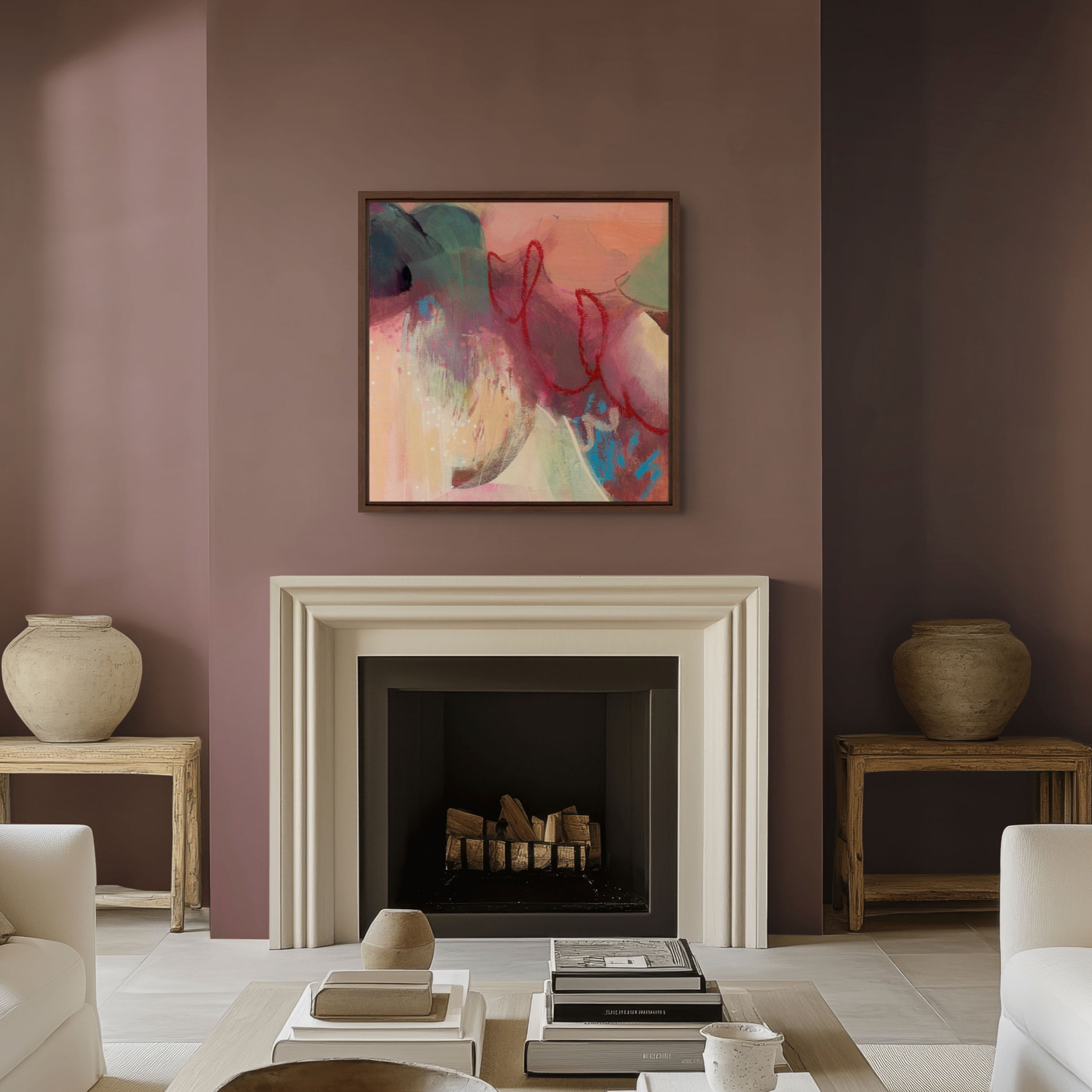 Lucy Rogers-Smith paintings launch with John Lewis