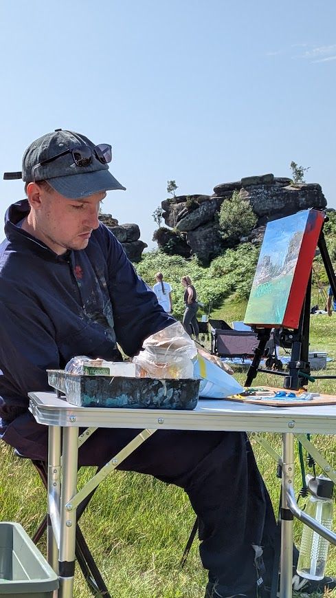 Dominic Richardson as Landscape Artist of the Year Wildcard