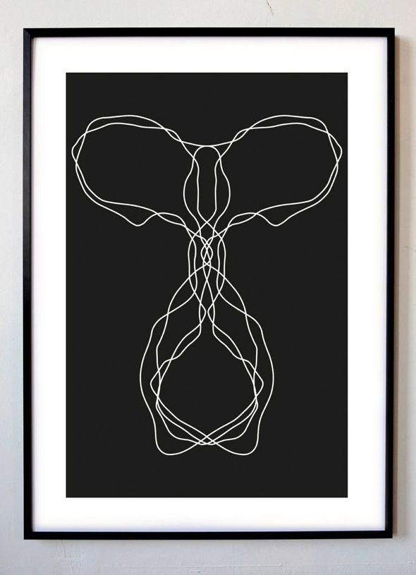 Marek Tobolewski - Blk-Sym - screen print ed.50 - 1 of 7 Artists editions SOLD