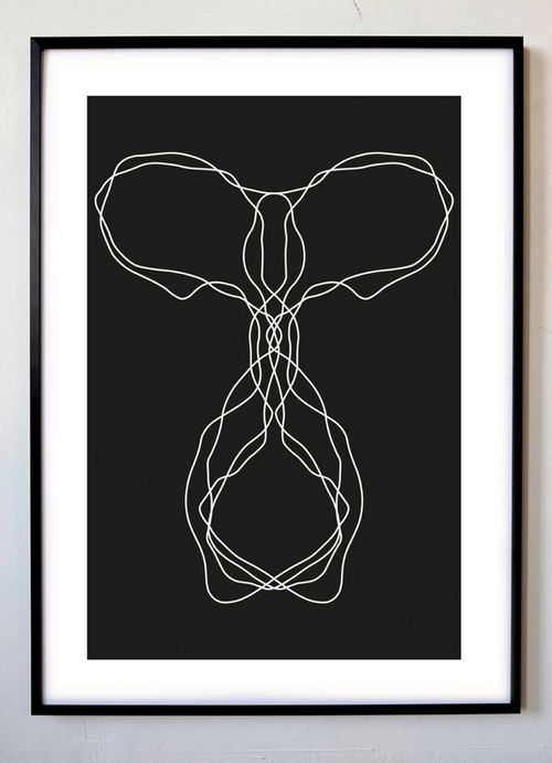 Marek Tobolewski - Blk-Sym - screen print ed.50 - 1 of 7 Artists editions SOLD