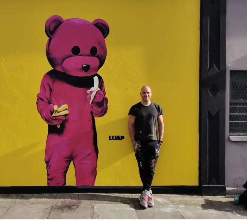 LUAP, The Pink Bear at Lilford Gallery
