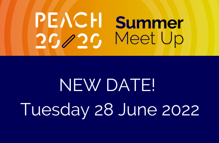 Date change for Peach 20/20’s Summer Meet Up due to rail strike