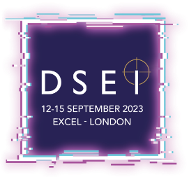 dsei logo with show dates - 12 to 15 of September 2023 excel London