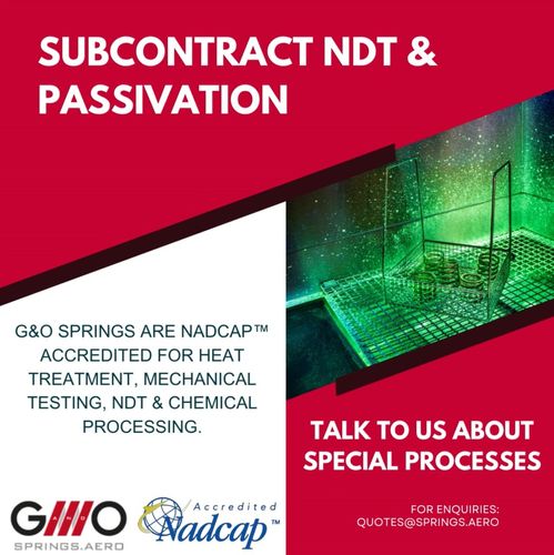 G&O NDT & Passivation Subcon Services