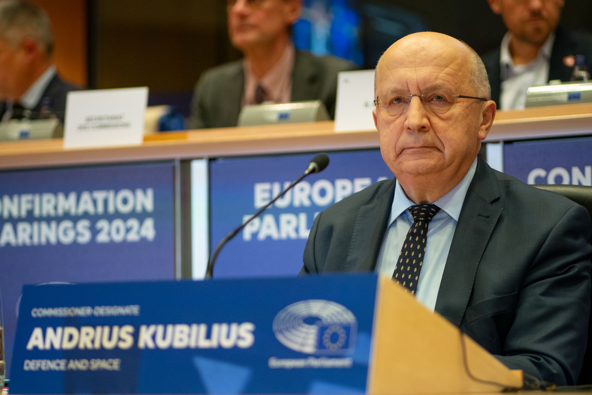 EU defence commissioner Andruis Kubilius