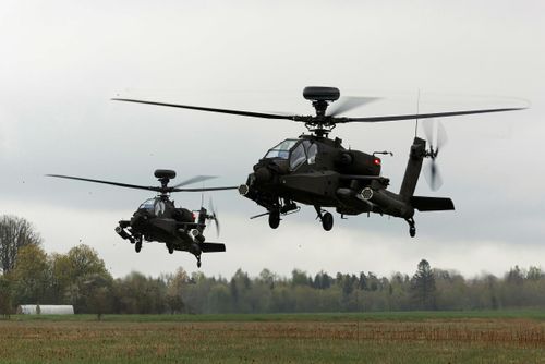 Seven companies downselected for UK Apache wingman programme