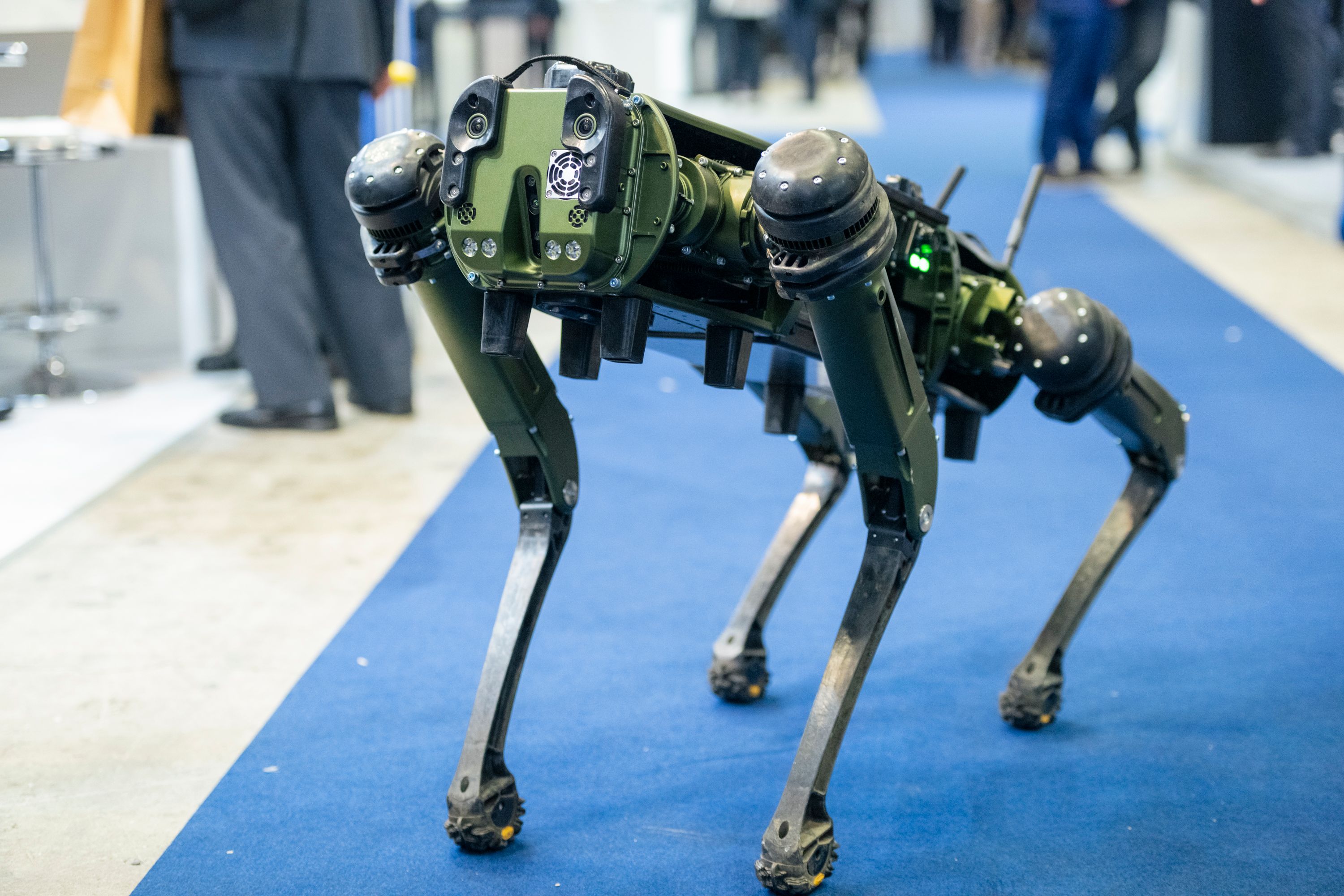 Ghost Robotics quadruped at DSEI Japan 2023. (DSEI Japan)