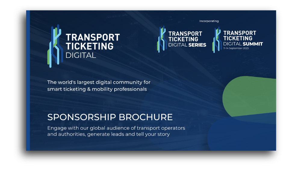 Transport Ticketing Digital Sponsorship Brochure