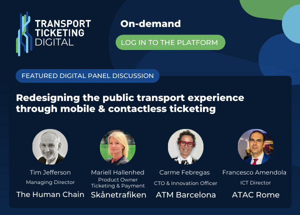 Panel Discussion: Redesigning the public transport experience through mobile & contactless ticketing