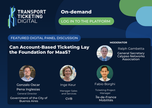 Panel discussion: Can Account-based ticketing lay the foundation for MaaS? 