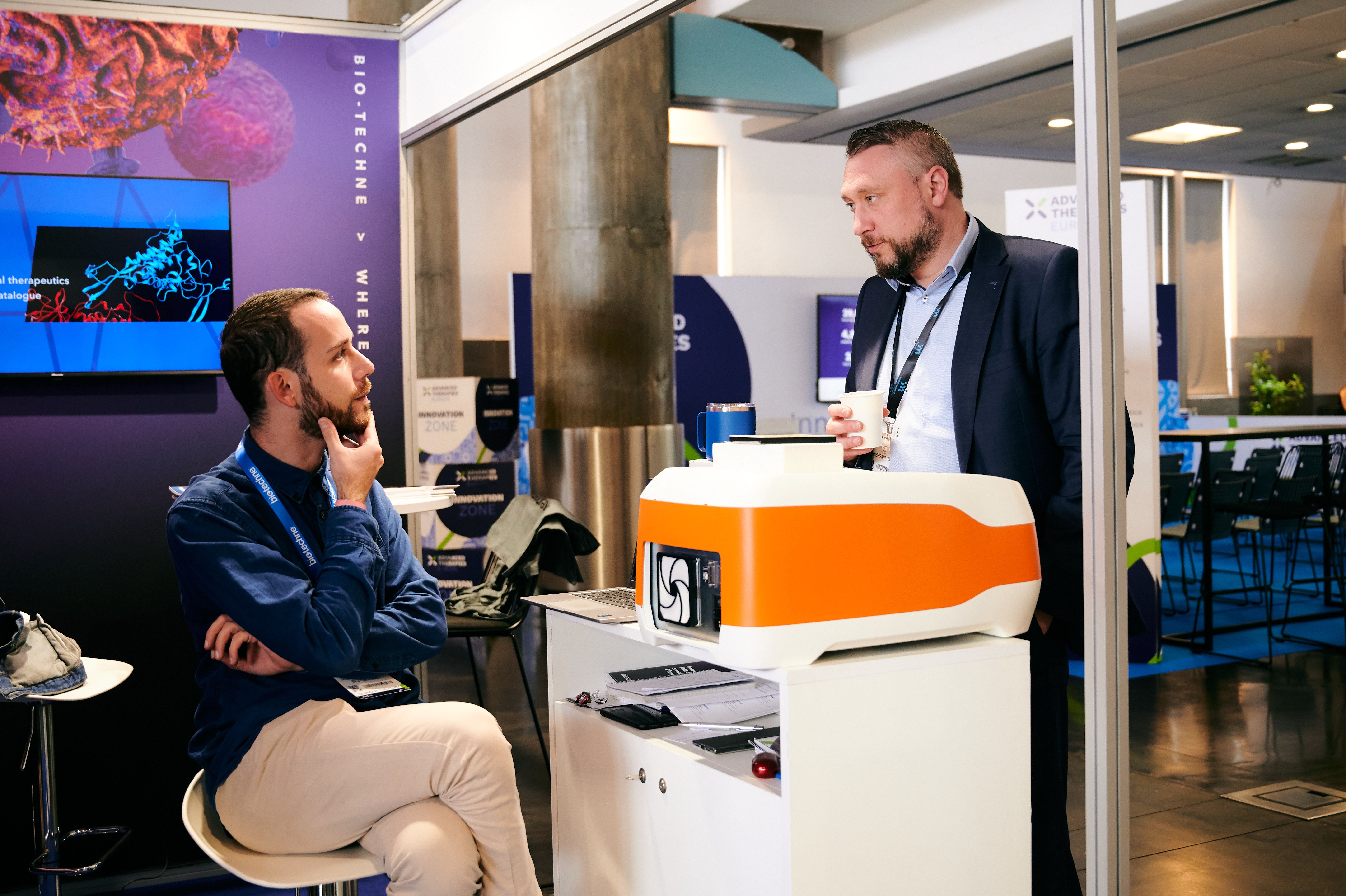 Exhibition floor at Advanced Therapies Europe 2025