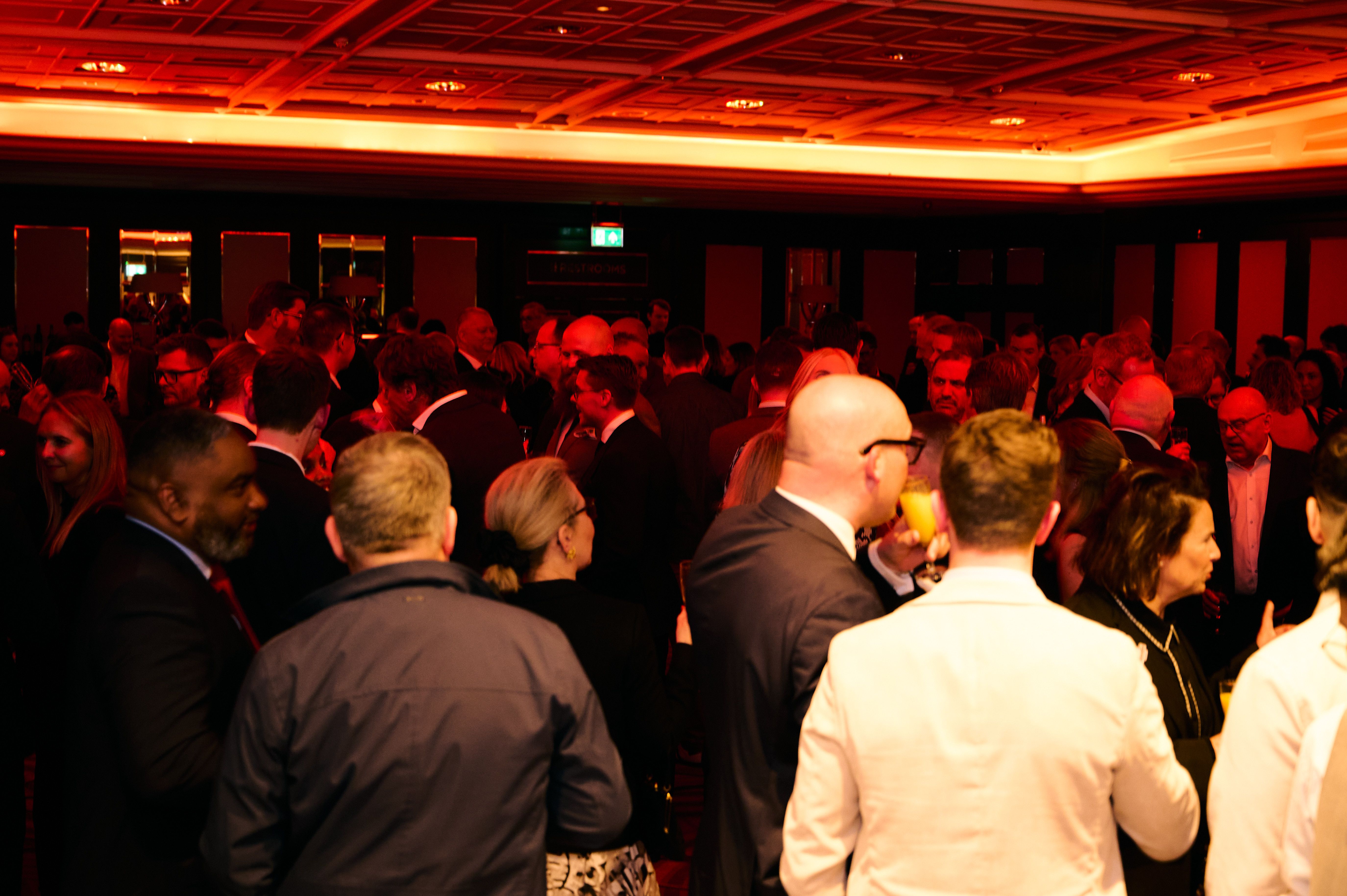Picture of attendees networking at TT Awards