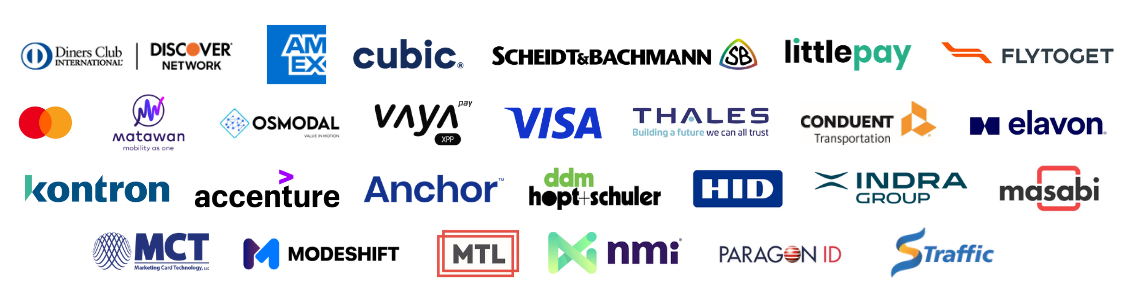 Logos of exhibitors and sponsors from 2025