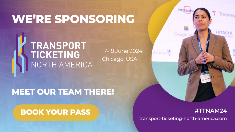 We're sponsoring Transport Ticketing North America - social banner