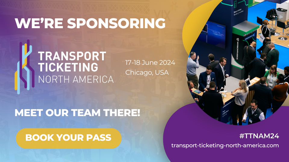 We're sponsoring Transport Ticketing North America - social banner