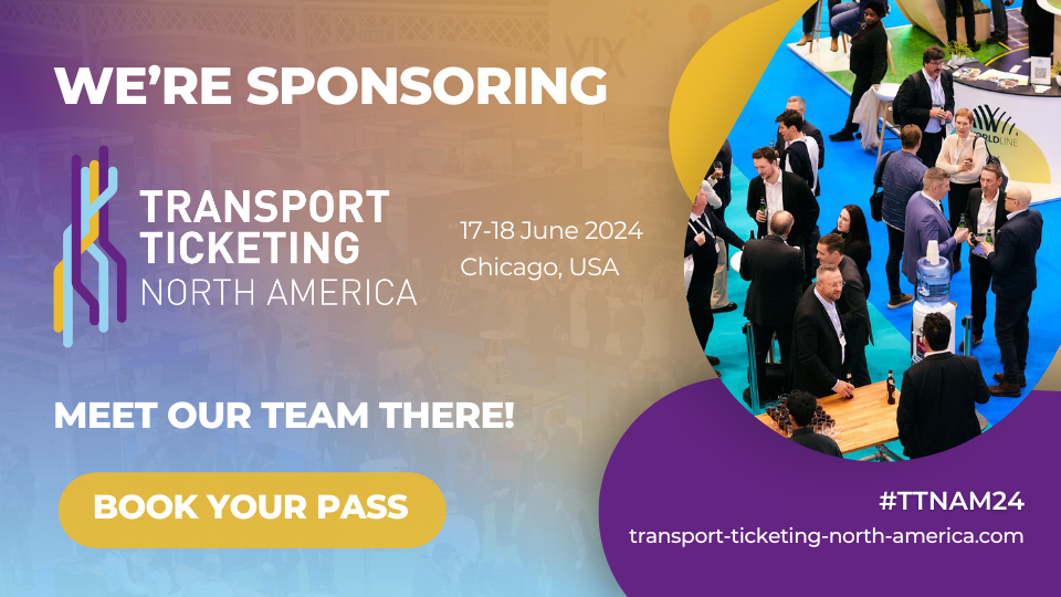 We're sponsoring Transport Ticketing North America - Social banner