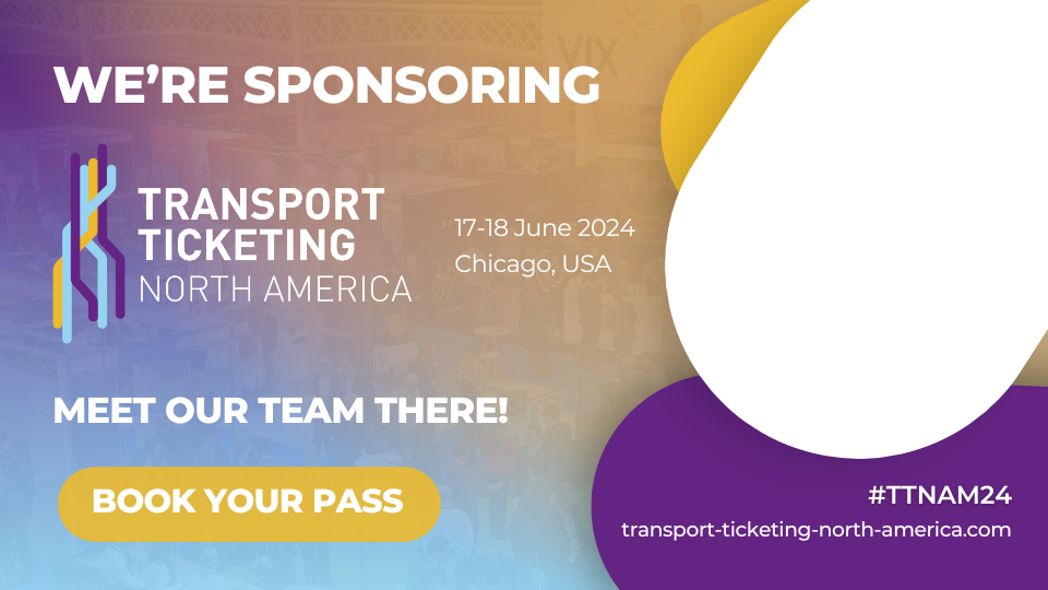 We're sponsoring Transport Ticketing North America - social banner