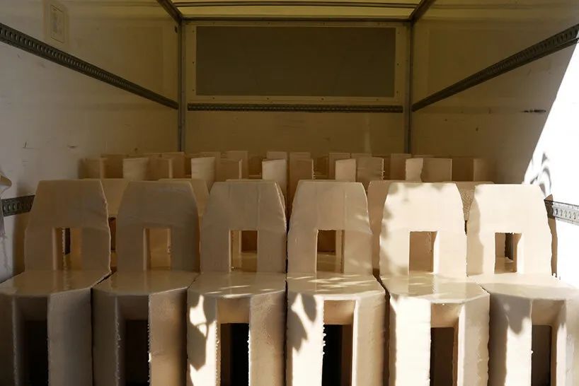 Max Lamb turns cardboard into furniture that can be infinitely