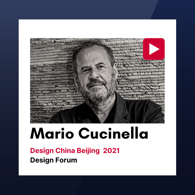 Design China Beijing 2021 Forum Talks: Mario Cucinella