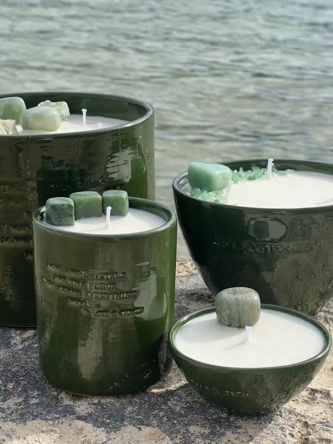 CRYSTAL INFUSED CANDLES