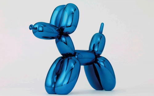 BALLOON DOG (BLUE) by Jeff Koons