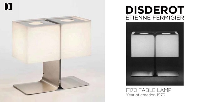 TABLE LAMP F170 by Étienne Fermigier