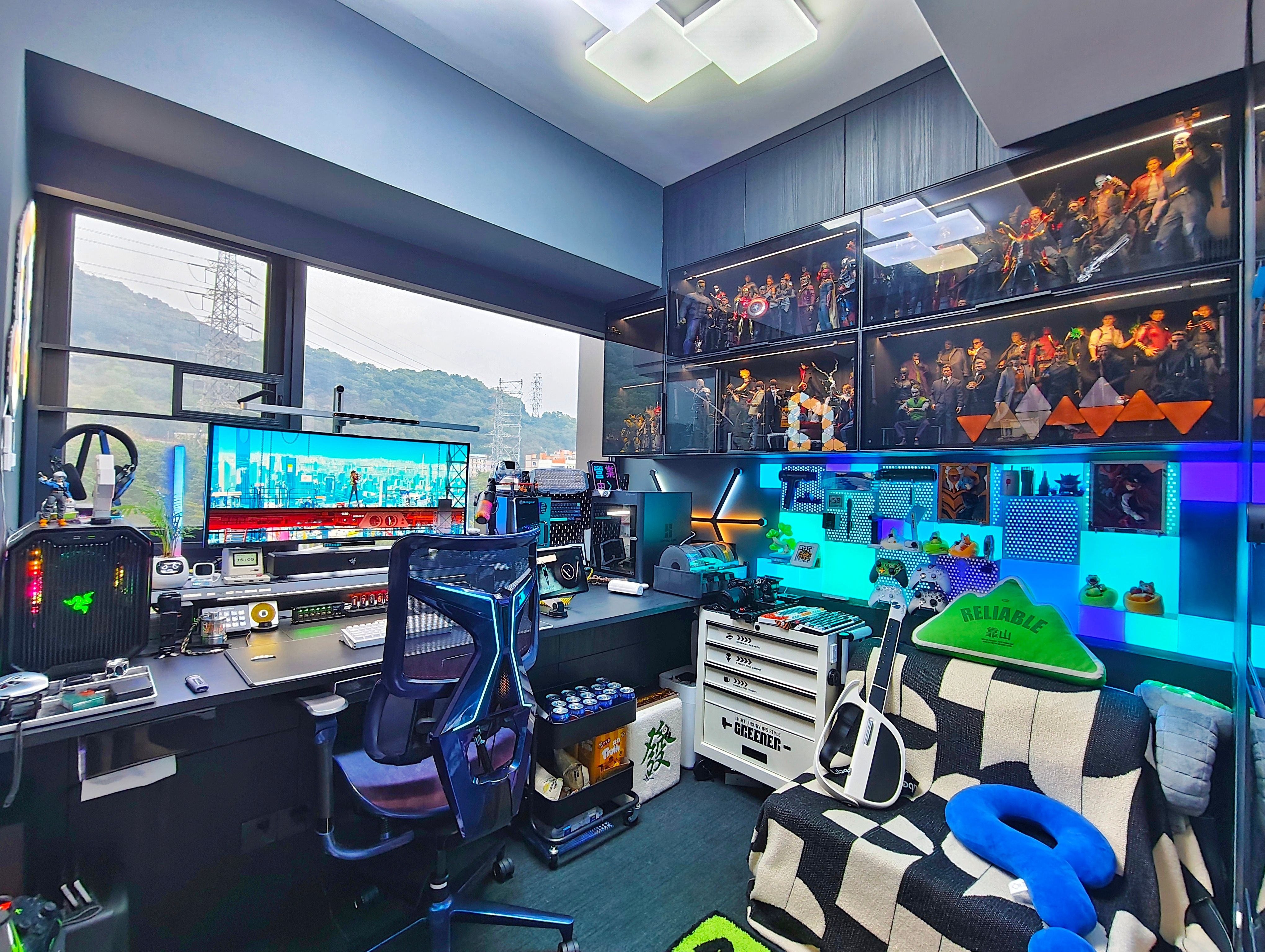 “电竞巢”展区风格图